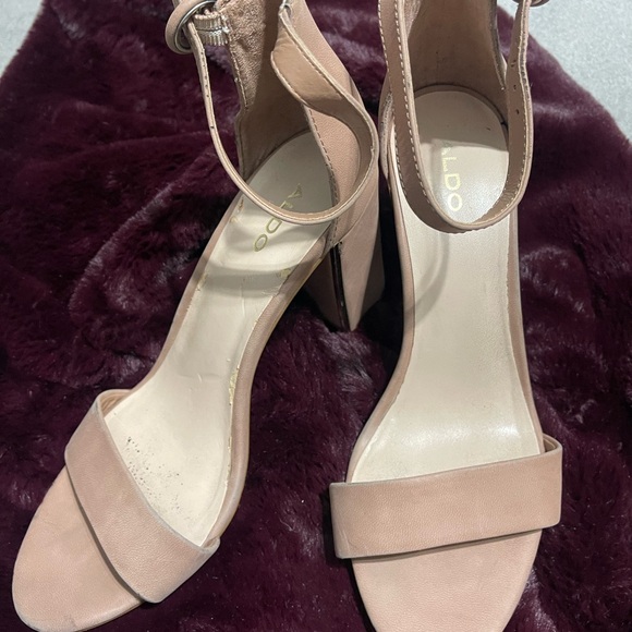 Aldo Tan Strappy Heeled Sandals - Picture 3 of 4
